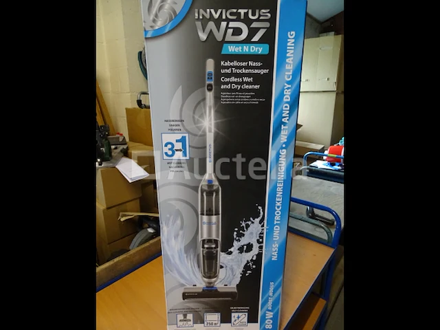 Invictus wd7 draadloze nat/droog steelstofzuiger - afbeelding 2 van  9