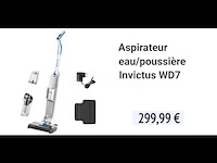 Invictus wd7 snoerloze nat/droog stofzuiger - afbeelding 1 van  9