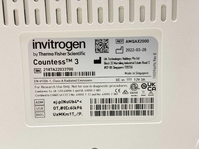 Invitrogen by thermo fisher scientific - countess 3 - 2022 - afbeelding 5 van  5