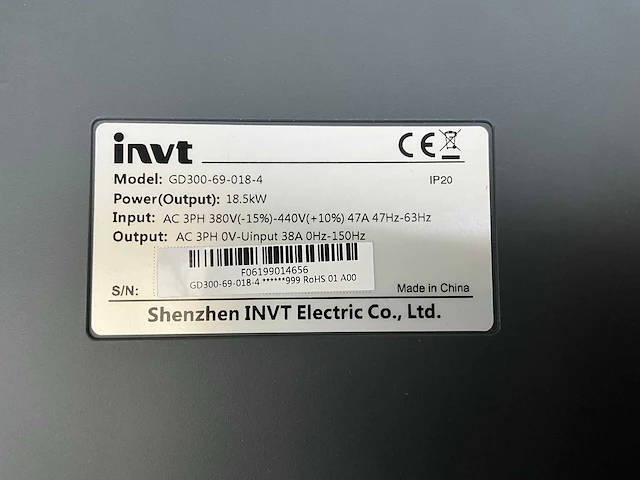 Invt gd300-69-018-4 frequentieregelaar - afbeelding 7 van  7