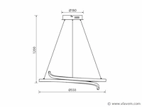 Iomi 360 design hang lamp zwart - afbeelding 5 van  8