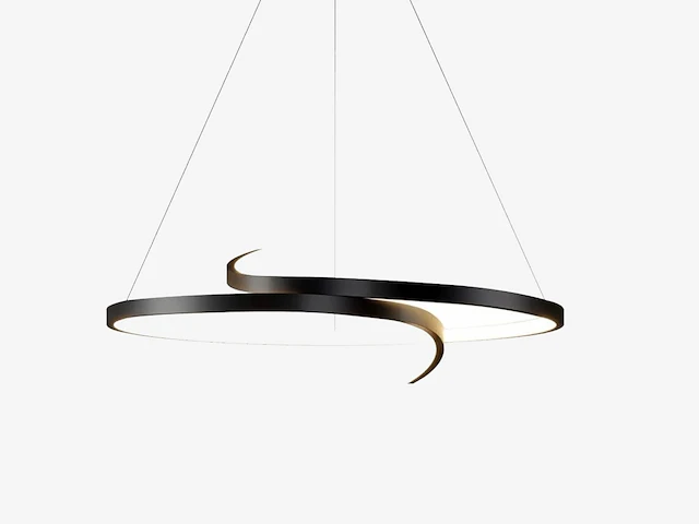 Iomi 360 design hang lamp zwart - afbeelding 1 van  9