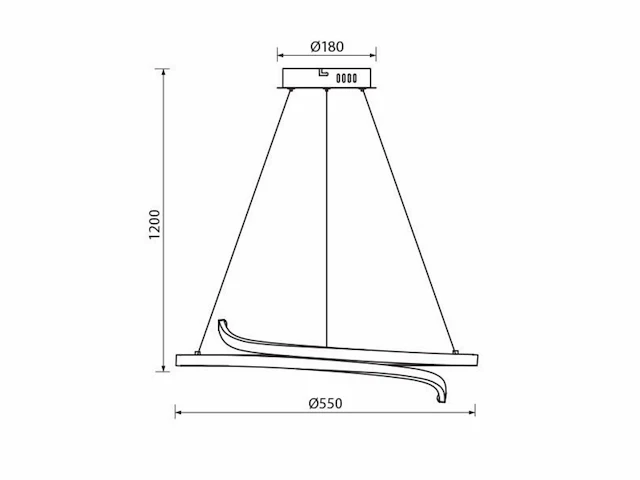 Iomi 360 design hang lamp zwart - afbeelding 5 van  9
