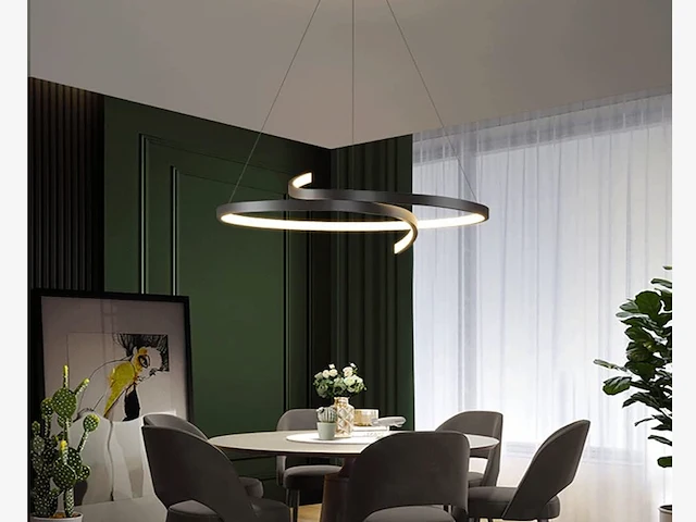 Iomi 360 design hang lamp zwart - afbeelding 7 van  9
