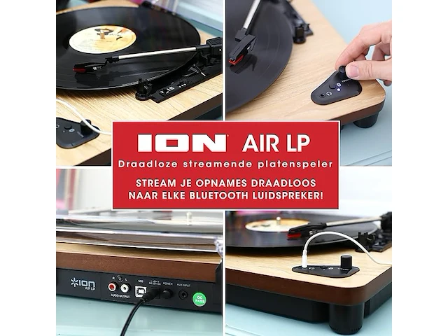 Ion audio air lp - vinyl platenspeler - afbeelding 3 van  6