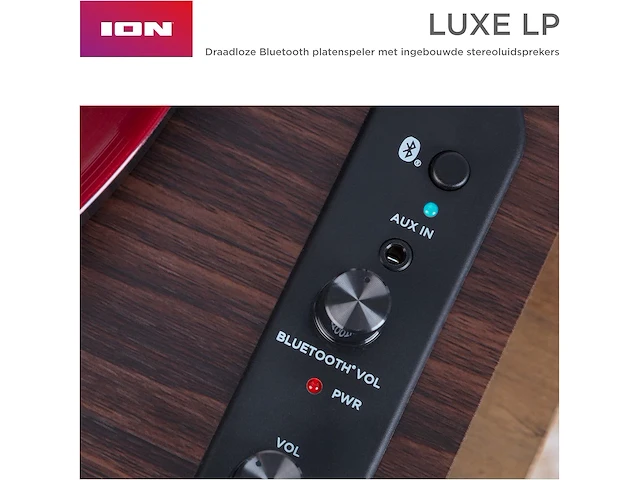 Ion audio luxe lp – bluetooth vinyl platenspeler - afbeelding 4 van  7