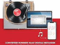 Ion audio premier lp - draadloze bluetooth platenspeler - afbeelding 4 van  5