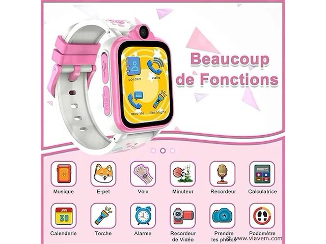 Iowodo kids smartwatch incl game & videocall functie - afbeelding 5 van  6