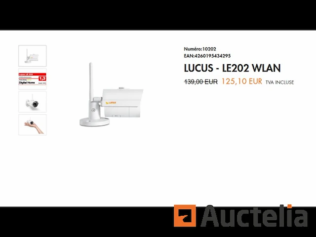 Ip-beveiligingscamera voor buiten 2048 x 1536 pixels muur lupus electronics le202 - afbeelding 1 van  4
