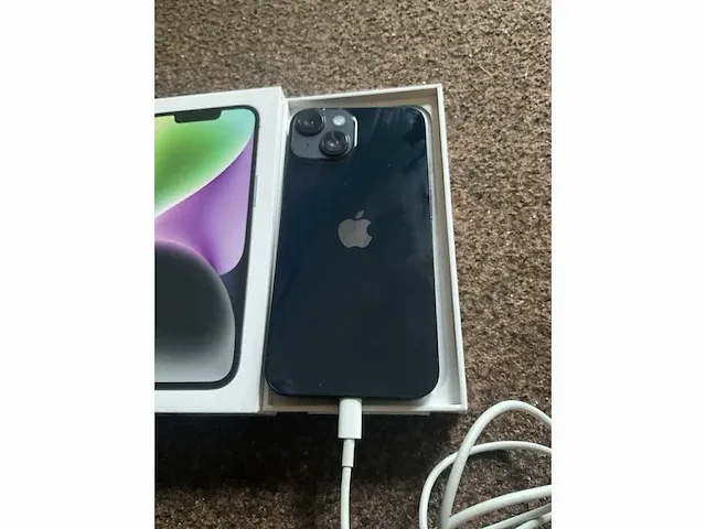 Iphone 14 apple - model type midnight 256gb - afbeelding 2 van  9