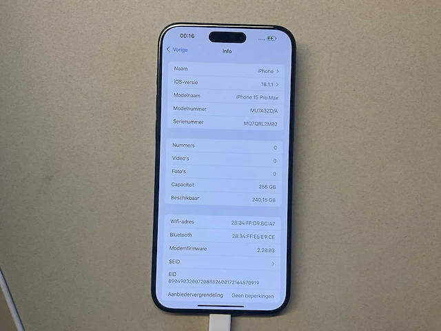 Iphone apple model 15 pro max - afbeelding 3 van  6