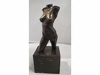 Irenee duriez bronzen dames buste 1/9