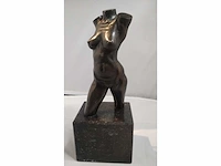 Irenee duriez bronzen dames buste 1/9