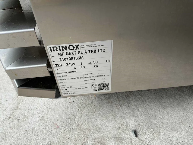 Irinox bc mf next sl excellence turbo - sanigen snelkoeler - afbeelding 2 van  10