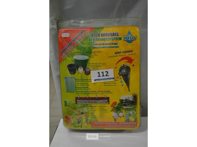 Iriso bevloeiingssysteem met waterreservoir - afbeelding 1 van  3