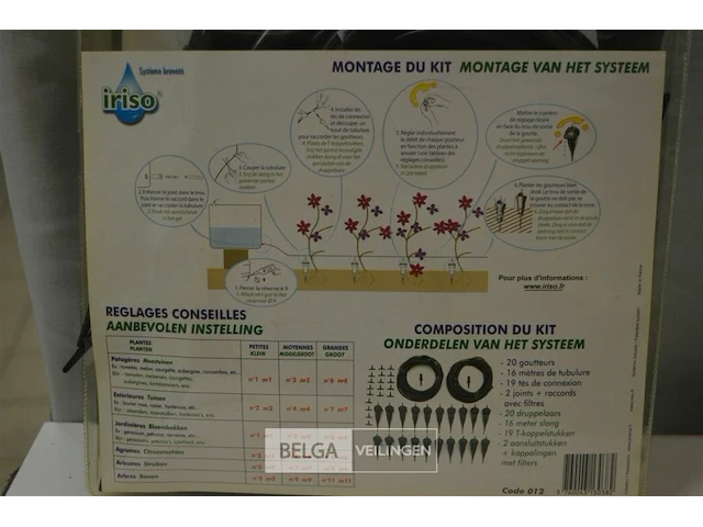 Iriso bevloeiingssysteem met waterreservoir - afbeelding 3 van  3