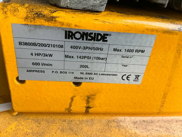 Ironside irbc 200-600 luchtcompressor - afbeelding 4 van  5