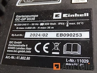 Irrigatiepomp kit einhell gc-gp 6538 - afbeelding 3 van  7