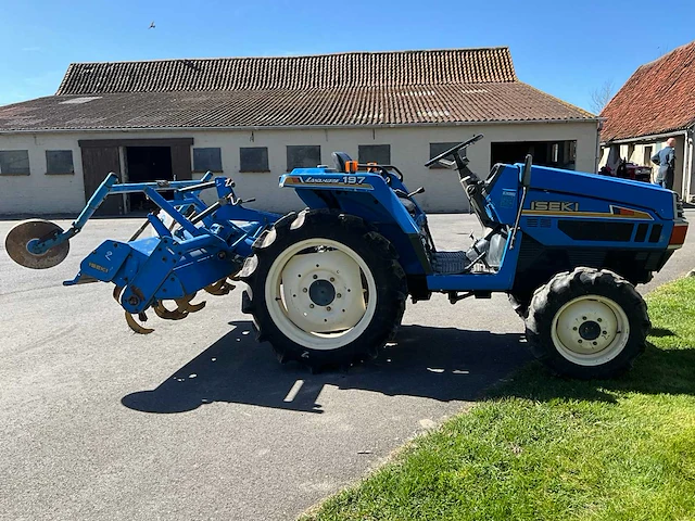 Iseki landhope 197 vierwielaangedreven minitractor met grondfrees - afbeelding 4 van  22