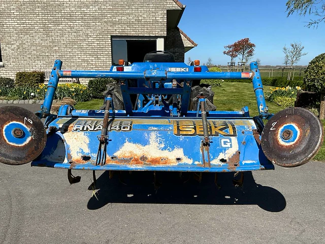 Iseki landhope 197 vierwielaangedreven minitractor met grondfrees - afbeelding 6 van  22