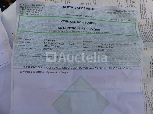 Iseki minitractor tg5390fhc - afbeelding 6 van  24