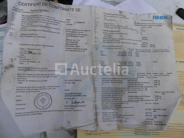 Iseki minitractor tg5390fhc - afbeelding 17 van  24