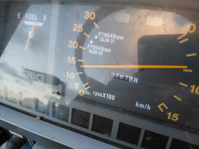 Iseki ta207 minitractor - afbeelding 10 van  23