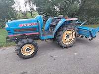 Iseki ta227 vierwielaangedreven minitractor met grondfrees - afbeelding 1 van  19