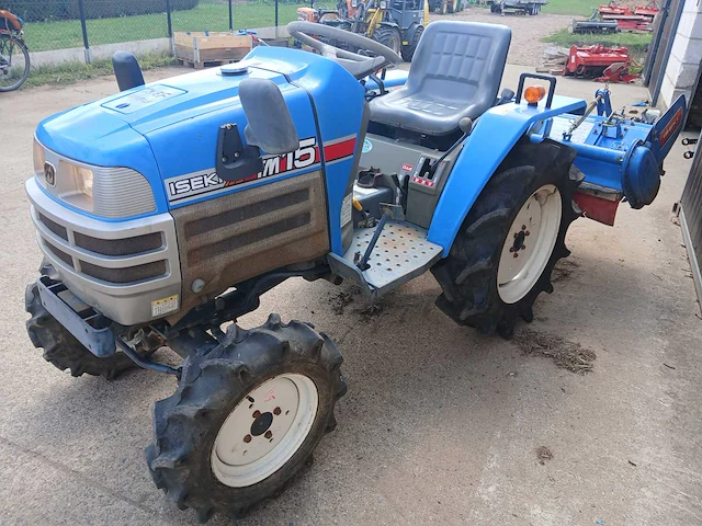 Iseki tm15 minitractor 4wd met frees - afbeelding 1 van  9