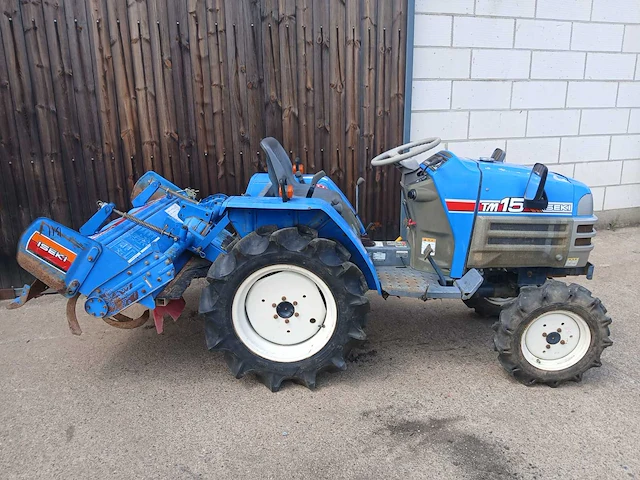 Iseki tm15 minitractor 4wd met frees - afbeelding 2 van  9