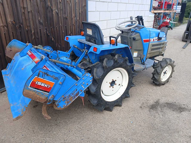 Iseki tm15 minitractor 4wd met frees - afbeelding 5 van  9