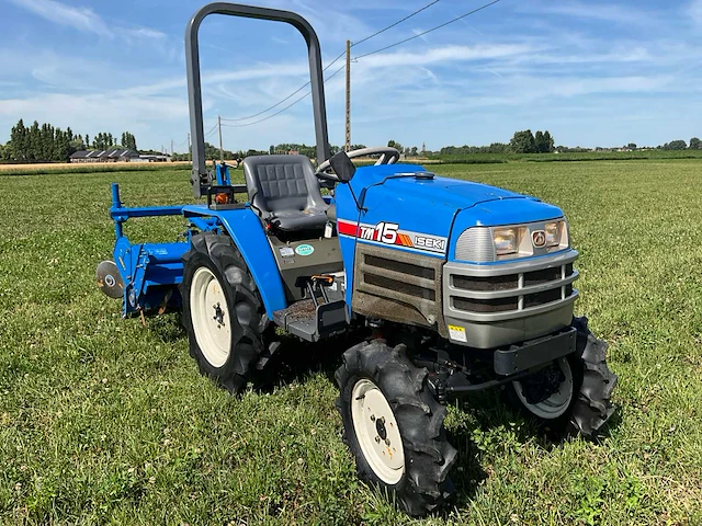 Iseki tm15 vierwielaangedreven minitractor met grondfrees - afbeelding 17 van  23