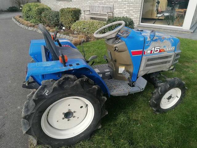 Iseki tm15f vierwielaangedreven minitractor - afbeelding 4 van  10