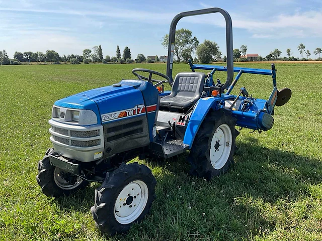 Iseki tm17 vierwielaangedreven minitractor met grondfrees - afbeelding 1 van  23