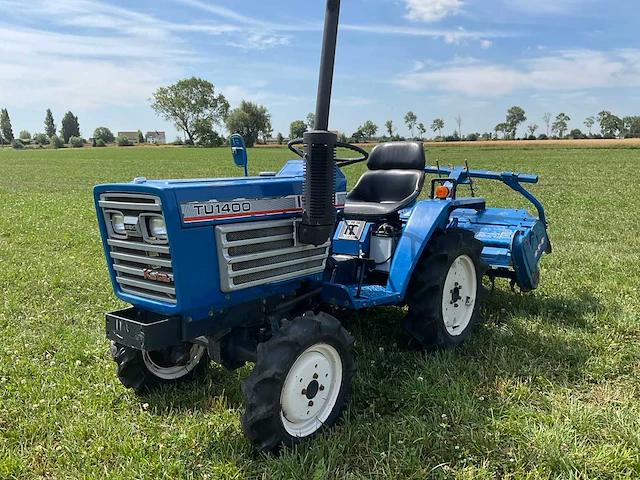Iseki tu1400 minitractor met grondfrees - afbeelding 1 van  23