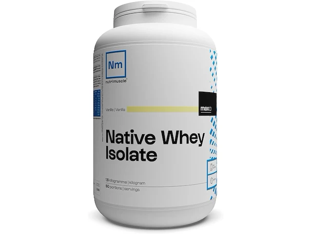 Isolaat van natieve whey (vanille) - afbeelding 1 van  2