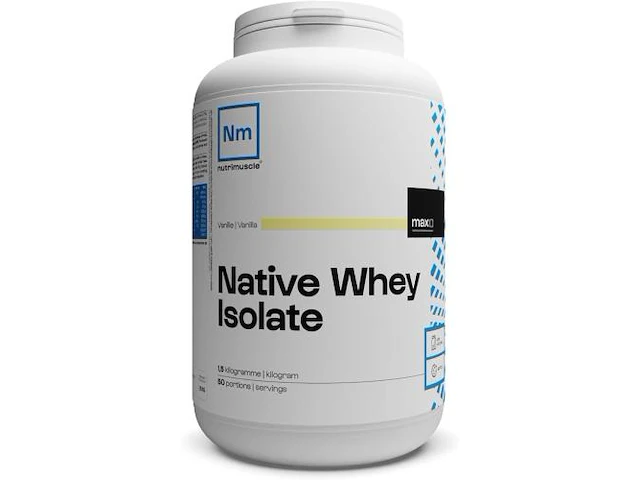 Isolaat van natieve whey (vanille) - afbeelding 1 van  2