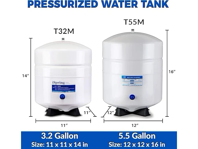 Ispring t32m wateropslagtank onder druk - afbeelding 4 van  4