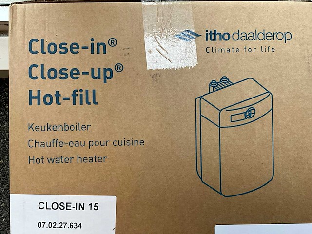 Itho daalderop close-in 15 keukenboiler - afbeelding 1 van  3