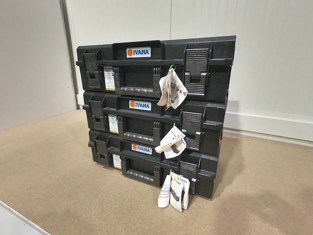 Ivana - ivana koffersysteem 1 200 pro - gereedschapskoffer (3x) - afbeelding 1 van  4