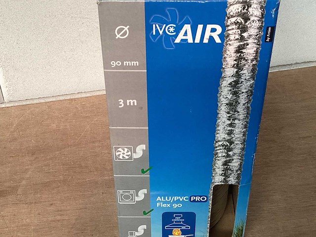 Ivc air luchtslang aluminium 3 meter (30x) - afbeelding 2 van  5