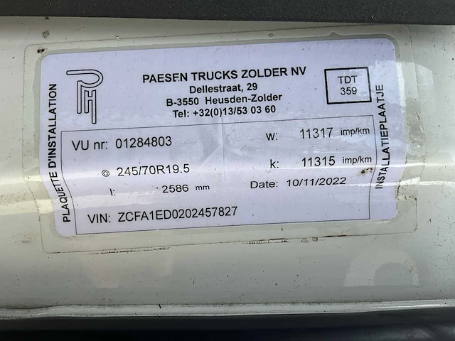 Iveco 120e18 vrachtwagen - afbeelding 19 van  31