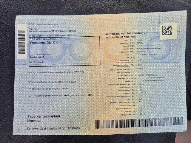 Iveco 35s14 daily bedrijfswagen 2009 - afbeelding 17 van  25