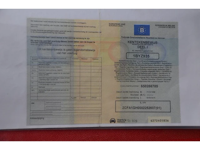 Iveco al25 ladderwagen, 30 meter, bouwjaar: 11/12/1998, ch.nr. zcfa1gh002252607 met boorddocumenten en sleutel - afbeelding 29 van  42