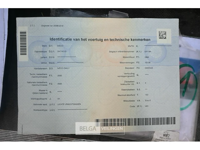 Iveco daily lichte vrachtwagen - afbeelding 14 van  17