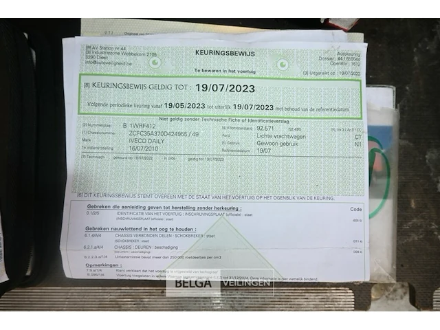 Iveco daily lichte vrachtwagen - afbeelding 16 van  17