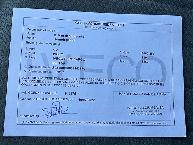 Iveco eurocargo vrachtwagen - afbeelding 35 van  44