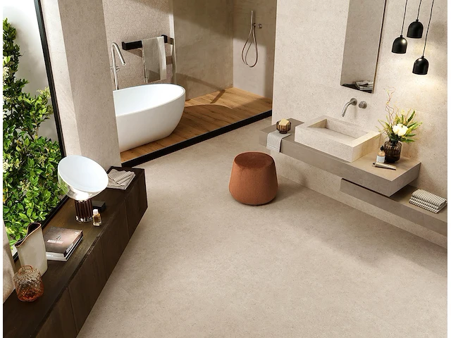 Ivory beige matt 60x120cm gerectificeerd 46,08m² - afbeelding 1 van  2