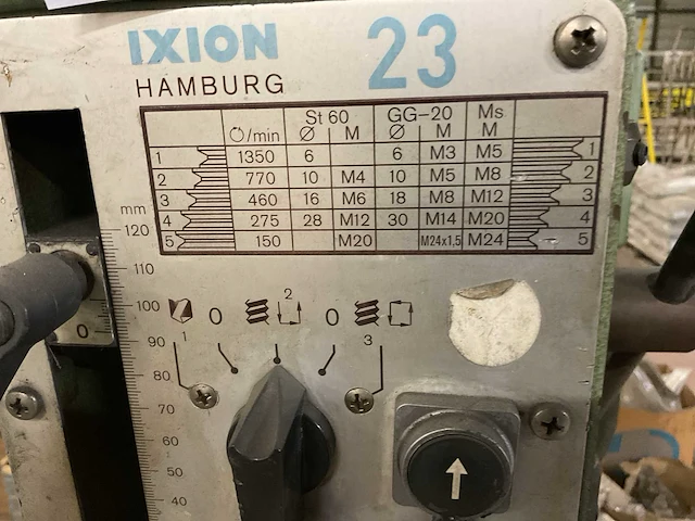 Ixion bs23gl kolomboormachine - afbeelding 3 van  5