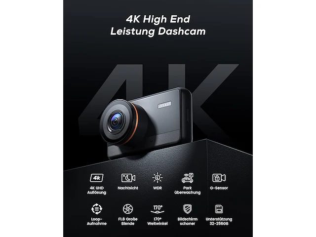 Izeeker 4k dashcam - afbeelding 2 van  5